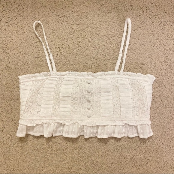 American Eagle Outfitters Tops - American Eagle Cottagecore Bralette Tank Top